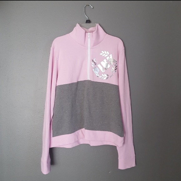 《VS PINK》Baby Pink Quarter Zip - Picture 6 of 6